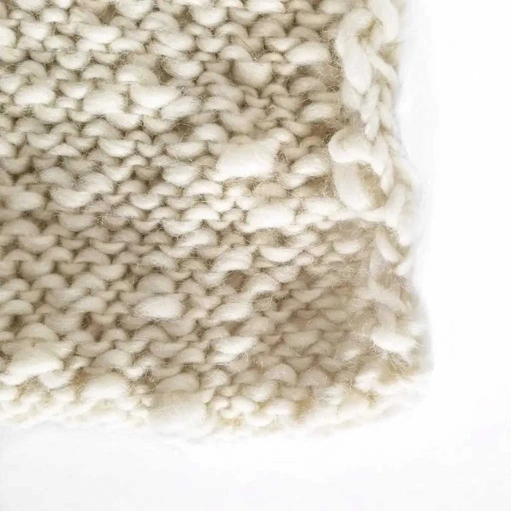 The Simple Style Cowl Knit Kit Eco My Home Kits Darn Good Yarn ecomyhome.store United States