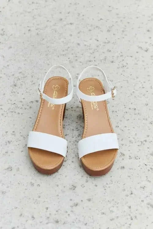 Time After Time Wooden Platform Strap Heels Eco My Home Sandals Salty Season LLC ecomyhome.store United States