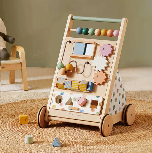 Tiny Land® Versatile Natural Wooden Baby Walker Eco My Home baby walker Tiny Land INC ecomyhome.store United States