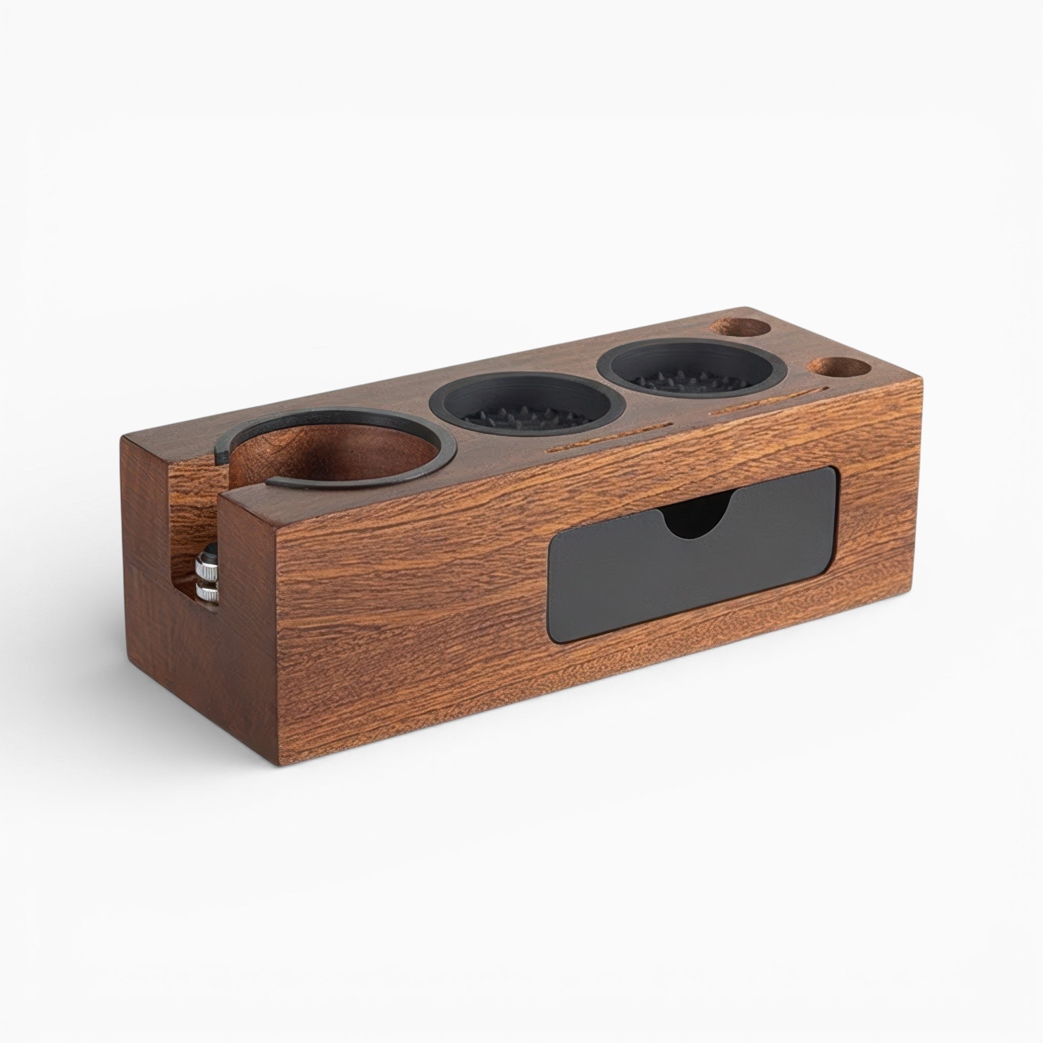 Espresso Tamping Station with Drawer for Storage