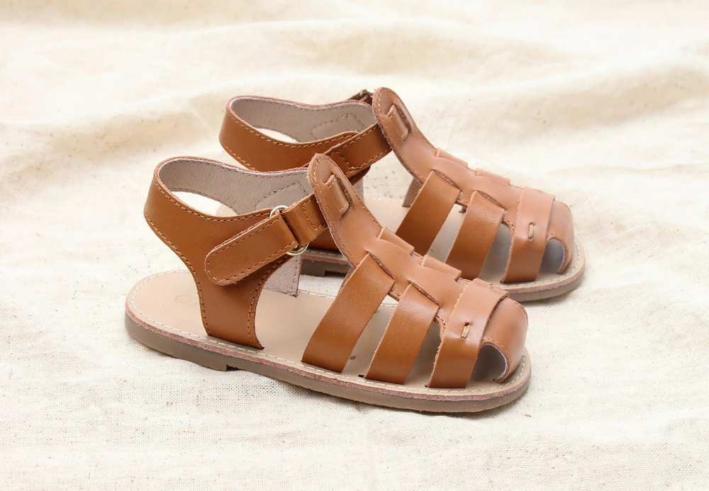 Kids' Italian Leather Sandals | Wide Toe Box & Flexible Sole for Toddlers| Venetian