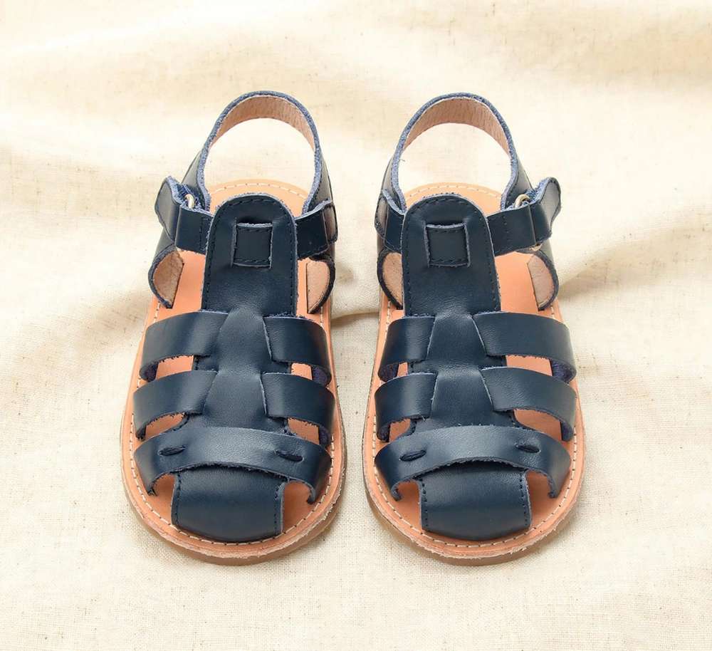 Kids' Italian Leather Sandals | Wide Toe Box & Flexible Sole for Toddlers| Venetian