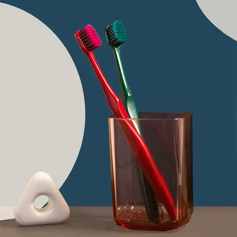 Volcanic Charcoal Eco-Friendly Toothbrush Eco My Home  Natural Toothbrush ecomyhome.store United States