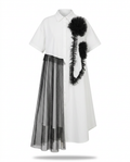 Audacious Mesh Layered Maxi Dress