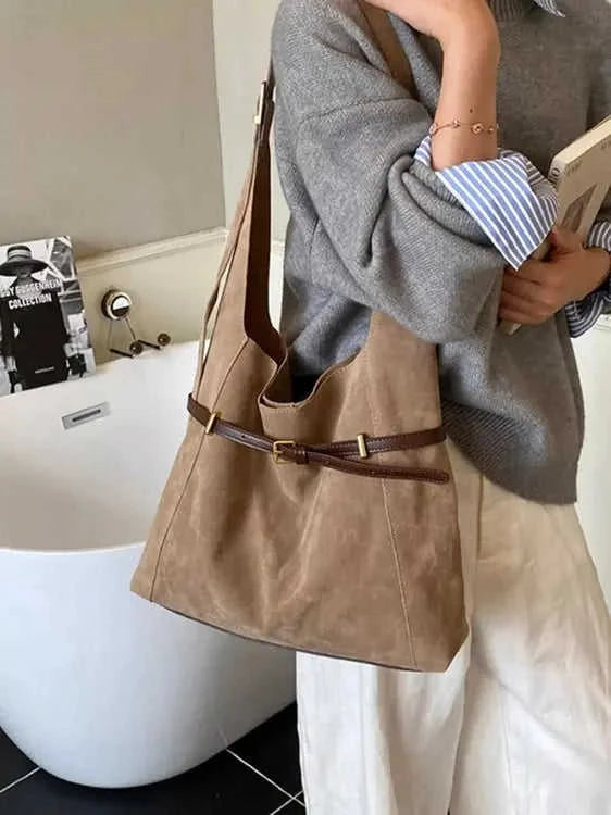 Women's Adjustable Strap Shoulder Bag | Buckle Detail, Versatile Eco My Home Bag Salty Season LLC ecomyhome.store United States