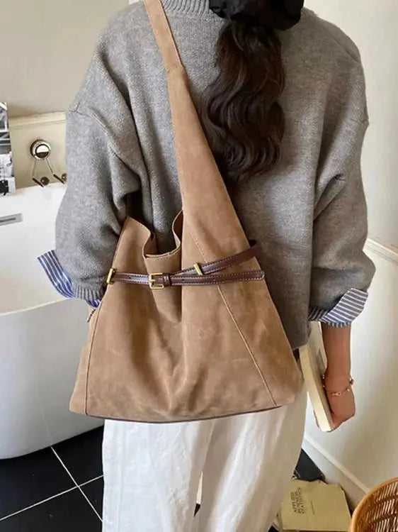 Women's Adjustable Strap Shoulder Bag | Buckle Detail, Versatile Eco My Home Bag Salty Season LLC ecomyhome.store United States