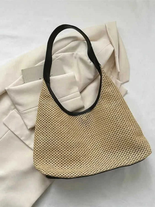 Women's Handwoven Straw Shoulder Bag | Chic, Eco-Friendly Boho Eco My Home Bag Salty Season LLC ecomyhome.store United States