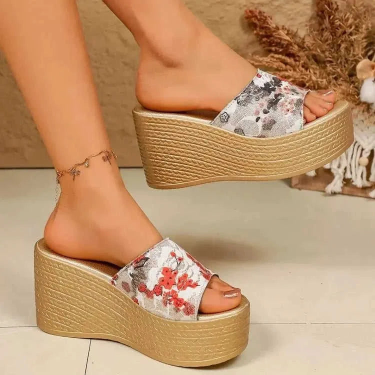 Women's Platform Sandals | Open Toe, Boho Style | Casual Everyday Sandals Eco My Home Sandals Salty Season LLC ecomyhome.store United States