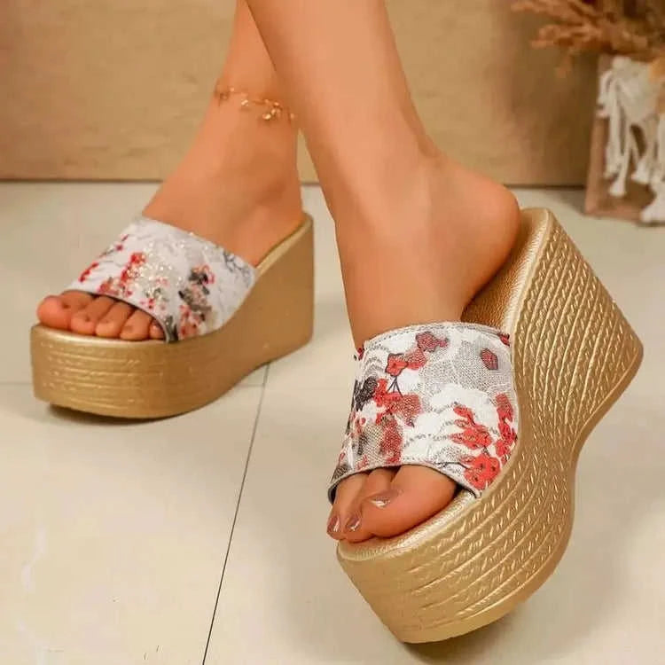 Women's Platform Sandals | Open Toe, Boho Style | Casual Everyday Sandals Eco My Home Sandals Salty Season LLC ecomyhome.store United States