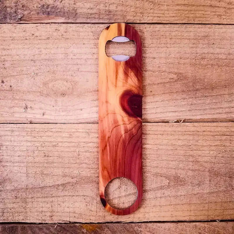 Wooden Bottle Opener | Handmade Speed Opener (full size) Eco My Home Bottle Opener PRW Made ecomyhome.store United States