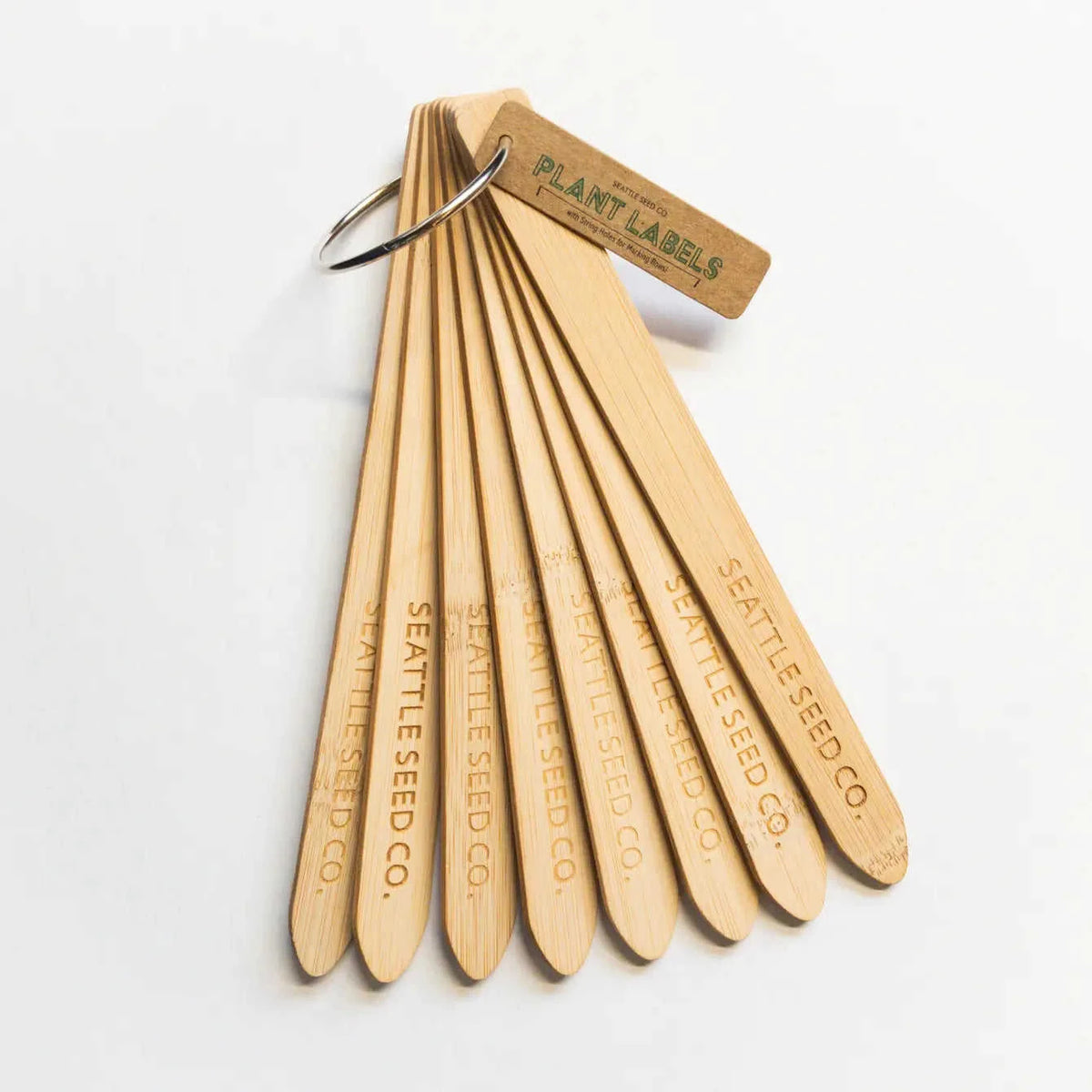 Wooden Plant Identification Labels Bamboo and Eco-friendly Eco My Home Garden Tools Seattle Seed Company ecomyhome.store United States