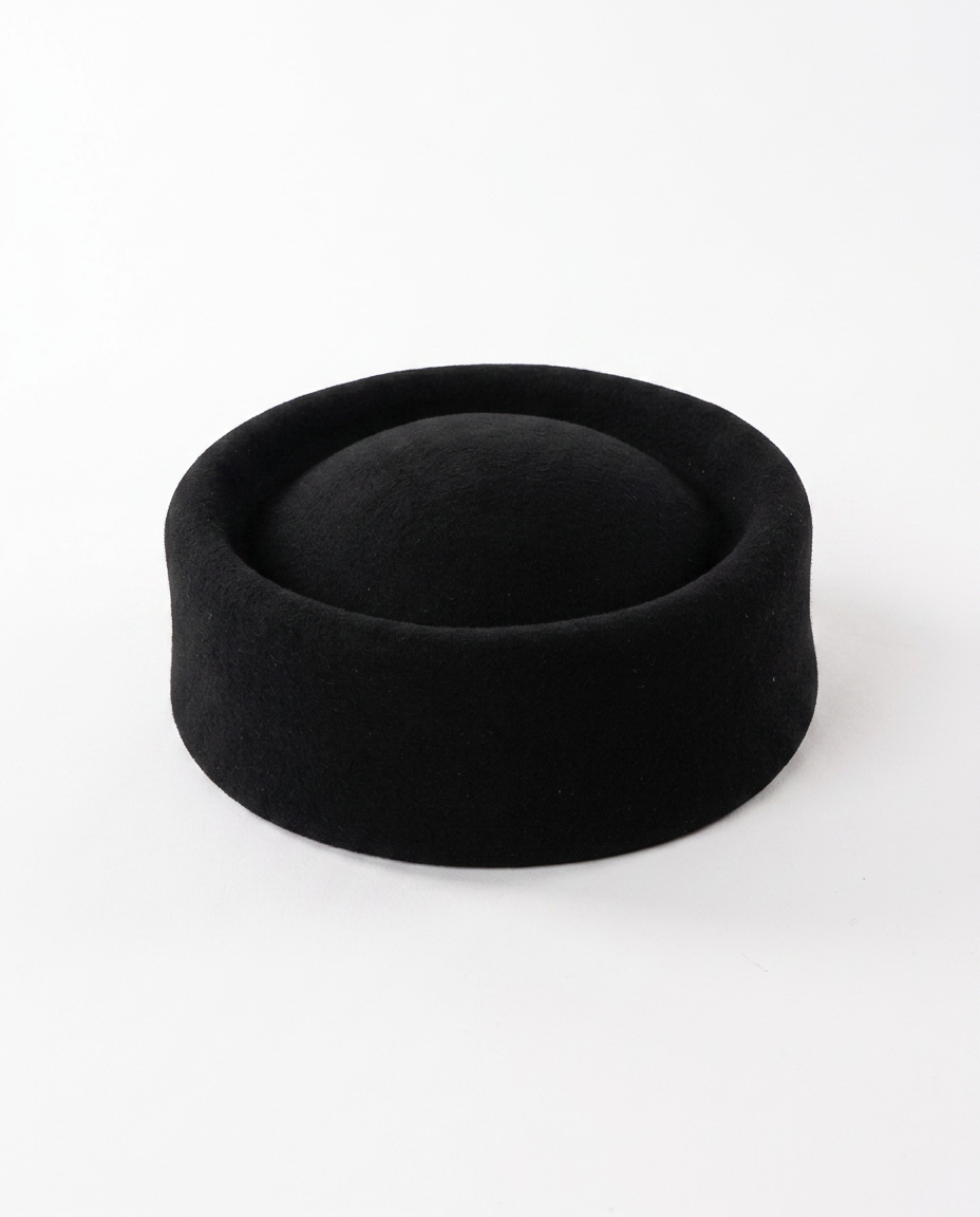 Elegance Felt Wool Pillbox Hat