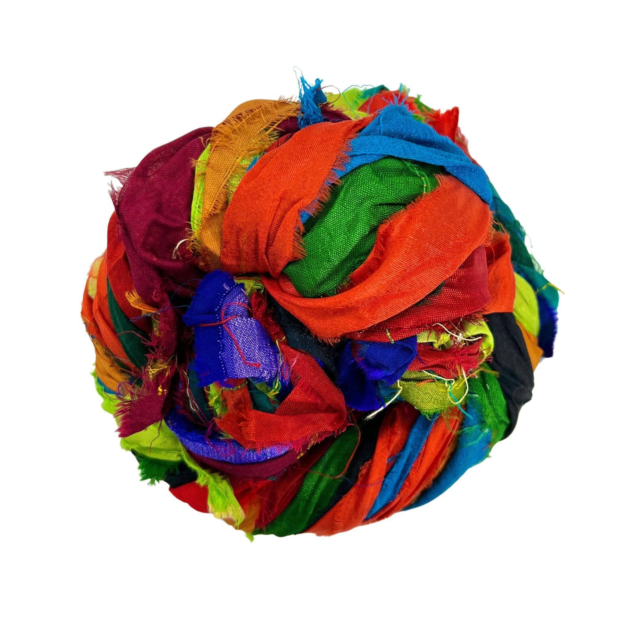 Artisan Recycled Sari Ribbon – Sari Treasures in Every Strand