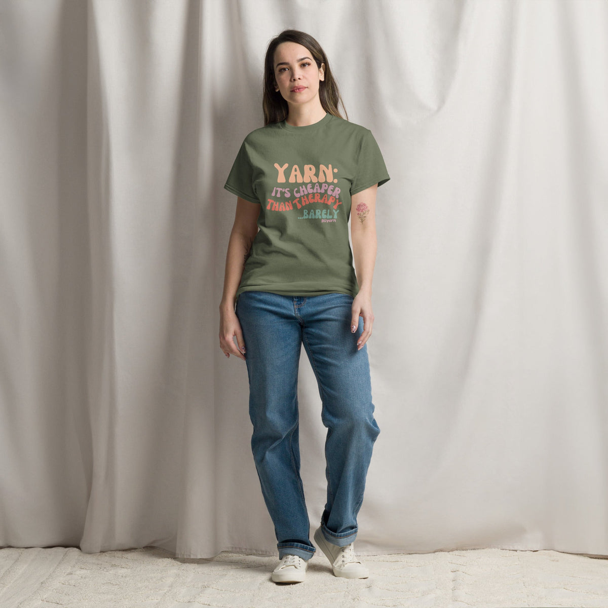 Yarn: It’s Cheaper Than Therapy… Barely T-Shirt