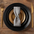 Tropical Charm – Napkin Rings in Silver Flamingo Design, Artistic Decorative Dining Table Accent